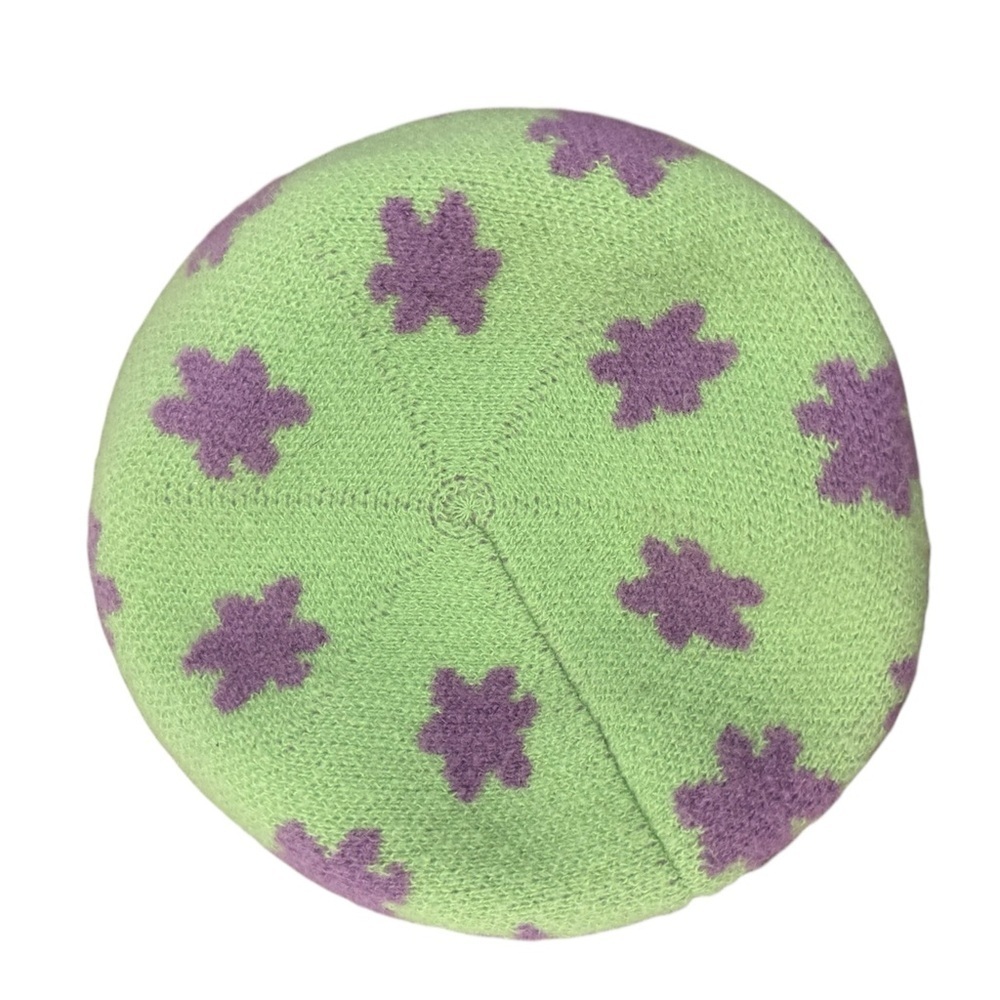Wild Fable women’s green & purple floral beret. One size